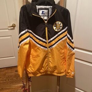 NHL Starter Boston Bruins Chevron Jacket